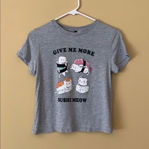H&M Sushi Cat Shirt